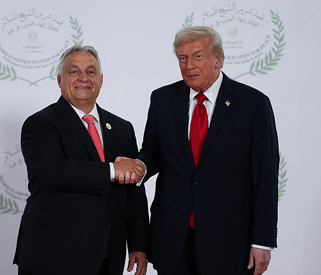 Orbán pojede za Trumpem, chce summit a výjimku ze sankcí na ruskou ropu