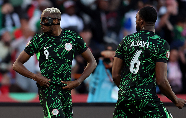 Do semifinále fotbalového mistrovství Afriky postoupily Nigérie a Egypt