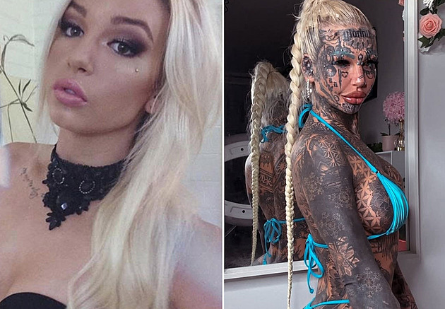 Své tělo miluji, ale pro lidi jsem monstrum, říká potetovaná žena