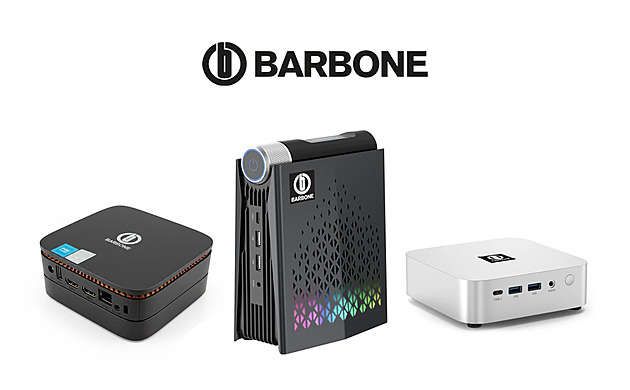 Malá rozměry. Velká výkonem. To jsou Mini PC BARBONE