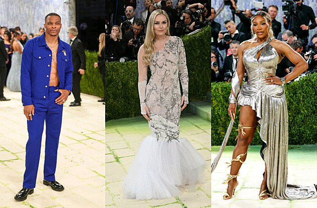 Sportovní hvězdy zazářily na Met Gala. Kdo dorazil oblečený jen v bublinkách?