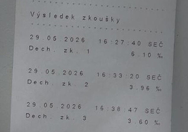 Kličkoval po dálnici, odřel svodidla. Pak řidič policistům nadýchal 6,1 promile